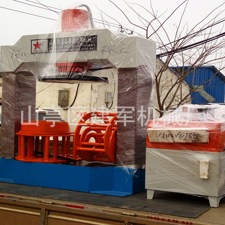 半自动液压机  叉车实心轮胎拆装机龙门式压胎机