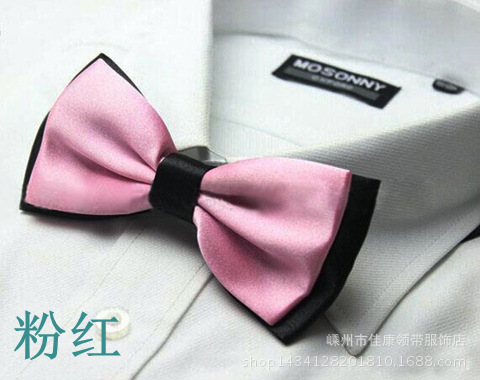 파우더 나비 넥타이