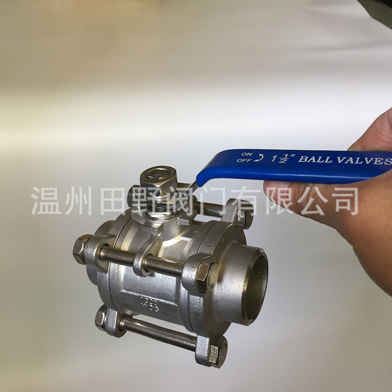 ��ҵ����Ƭʽ�Ժ��򷧺���¿ں��� 3PC 1000WOG  Ball Valve BW