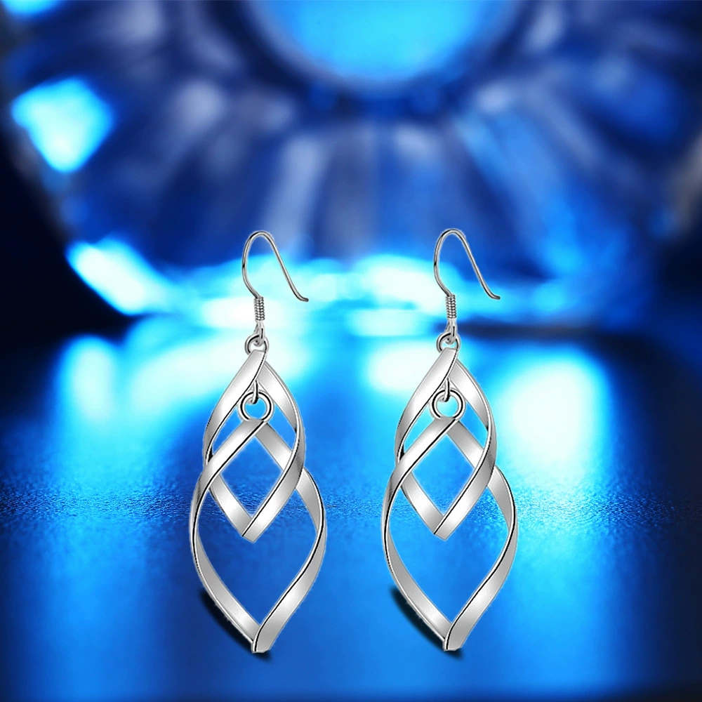 Серебряные серьги, для импорта, европейский стиль