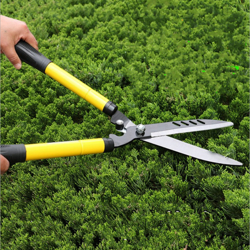 Factory wholesale telescopic fence scissors plant repair fence pruning multi-use scissors garden scissors flat scissors