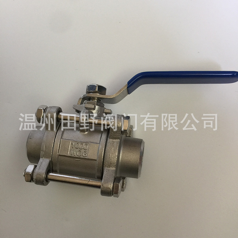 ��ҵ����Ƭʽ�Ժ��򷧺���¿ں��� 3PC 1000WOG  Ball Valve BW