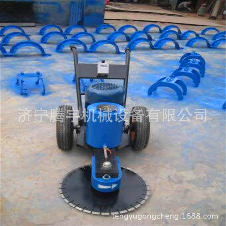 批发价供应手推式切桩机厂家 手推式锯桩机 电动截桩机水泥