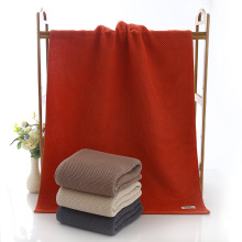 尚承巾品古织优布日系纯棉蜂窝纱布巾成人洗澡浴巾柔软透气可福利