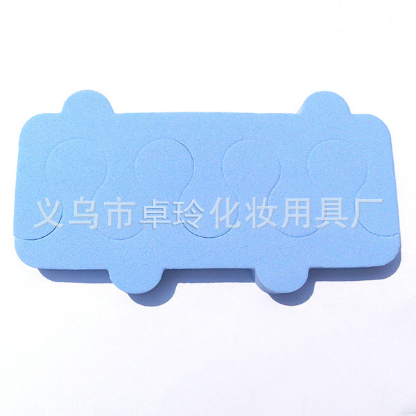 Muestra que hace el separador del dedo del pie de EVA del camión del dedo del pie del algodón del dedo del pie que imprime el separador respetuoso del medio ambiente e insípido