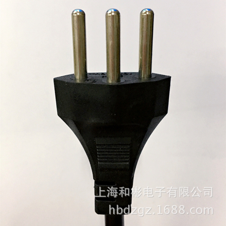 【厂家直销】专业生产瑞士电源插头线，家装瑞士3芯品字电源插线