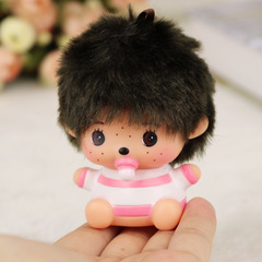 Children's Toys Cute Baby Qiqi Soft Doll Figure DIY Stick-on Diamond Car Hook Keychain Toy