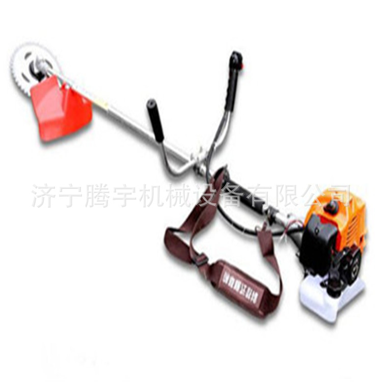 手推式草坪机汽油割草机背负式割草机 打草机 侧挂式四冲程割草机