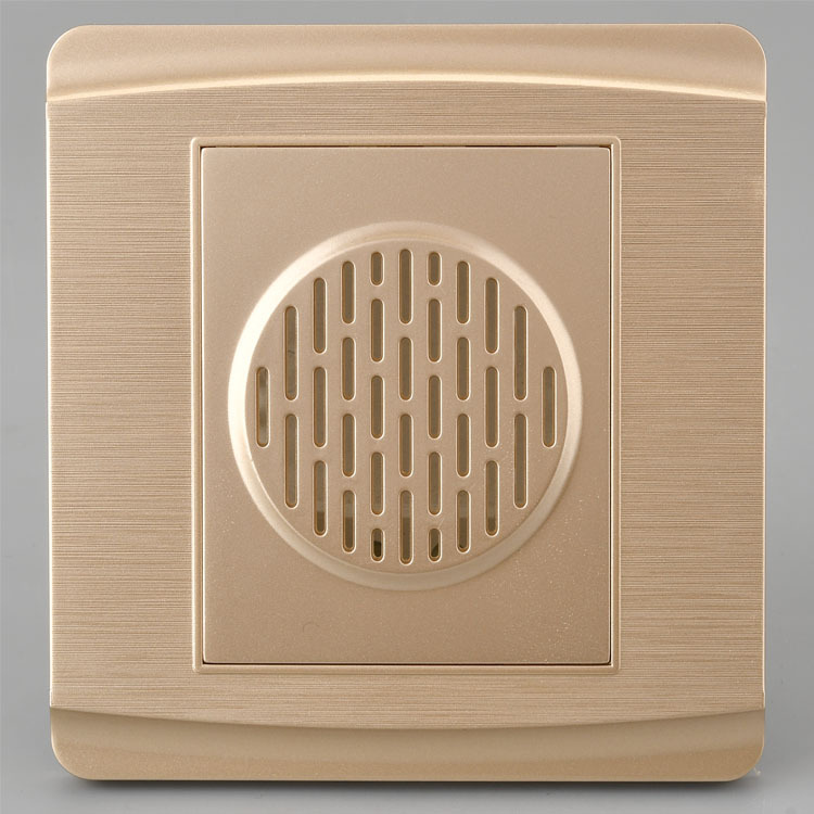 直供酒店宾馆用电子式三线叮咚门铃86型暗装门显配套电子音乐门铃