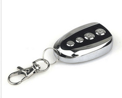 Copy the learning type wireless remote control with frequency 433.92, silver 4-button wireless clone remote