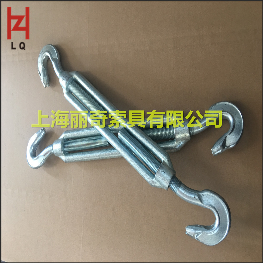 丽奇供应国标重型螺旋扣 花篮螺丝 CC型开式索具螺旋扣 厂家供应