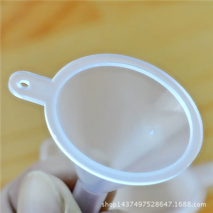 Flask funnel, container, plastic perfume, bottle