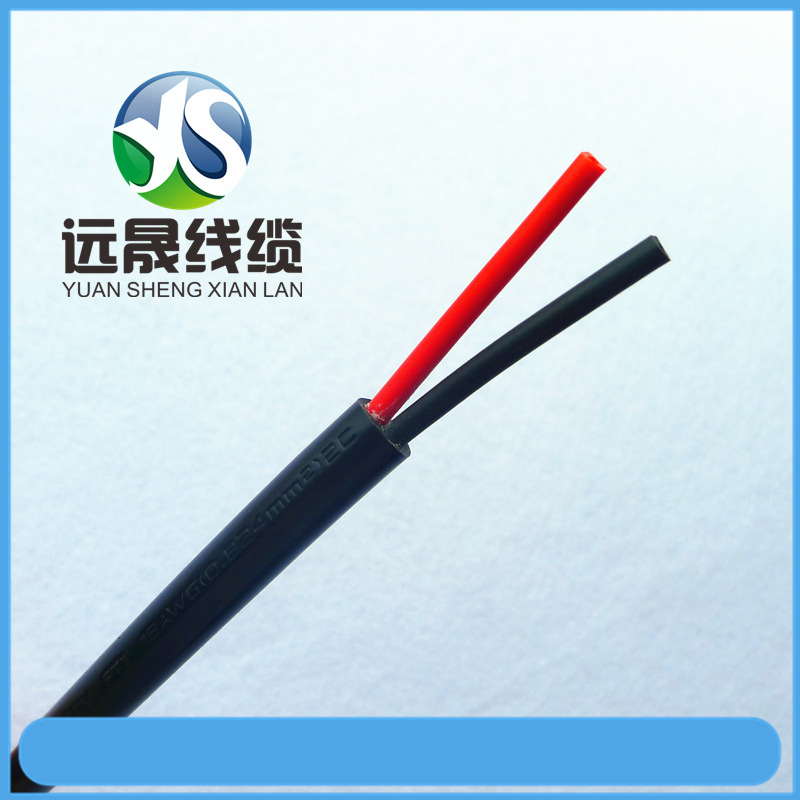耐温105度红黑两芯PVC美标长条灯线 SJTW2*18AWG室内电器电源线