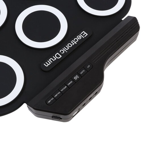 Handscroll USB Electronic Drum Portable Drum Kit Practice Drum Foldable Silicone Handscroll Electronic Drum Jazz Drum