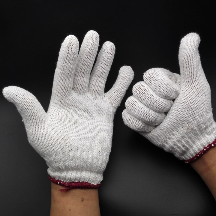 H1641 guantes de protección laboral guantes de hilo de algodón Yiwu grandes almacenes al por mayor tienda de dos yuanes al por mayor distribución de dos yuanes