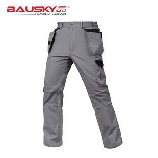 bauskydd Bao Shiji new B218 overalls pants multi-pocket wear-resistant summer thin detachable flying pocket