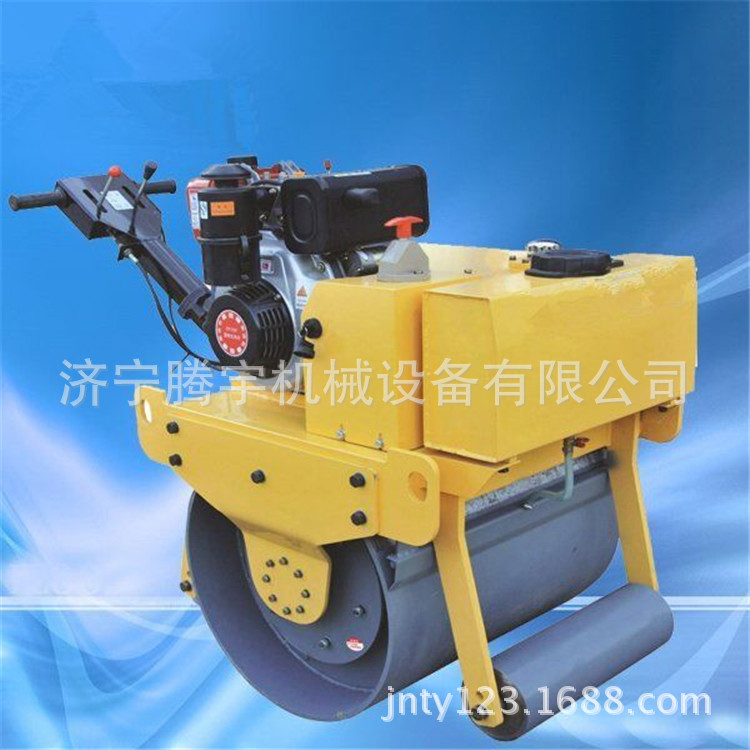 济宁大单轮手扶柴油压路机重型单轮柴油压路机