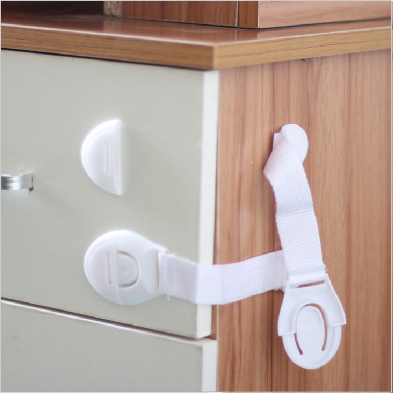 Suministros de seguridad para bebés cerradura de seguridad cerradura del cajón multifuncional bebé protector cerradura del refrigerador niños alargados cerradura de la puerta del gabinete