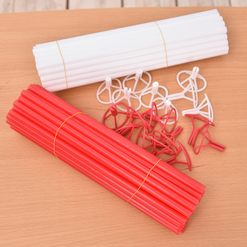 婚庆节日用品气球拖杆配件气球杆棒绑气球托用品儿童玩具在线批发