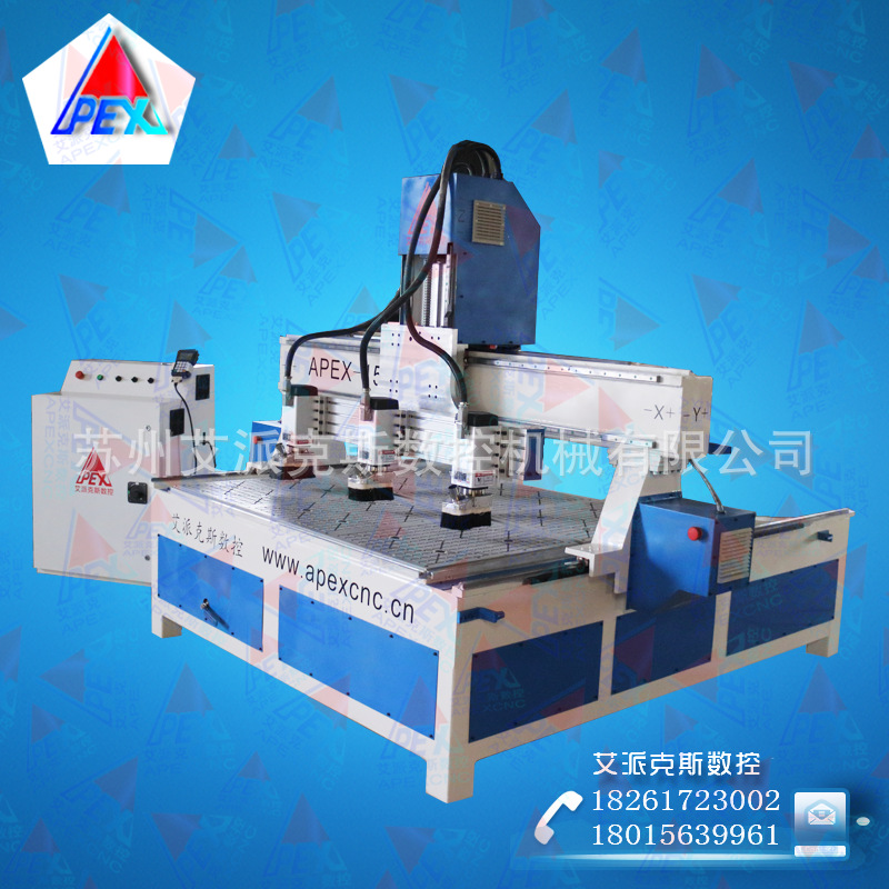 上海厂家直销 多头铝板雕刻机 铝材加工中心 三头雕刻机