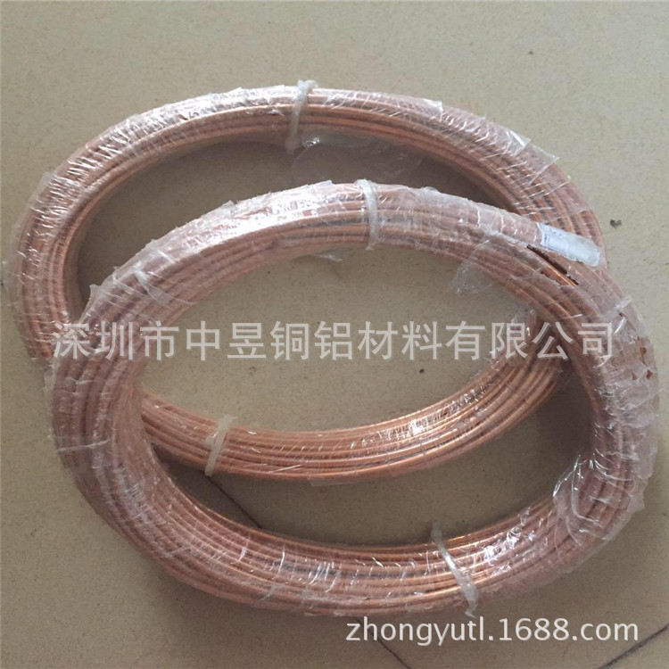 T2/TP2紫铜管 环保紫铜毛细管 高精优质铜盘管4X1/5x1/6X1mm