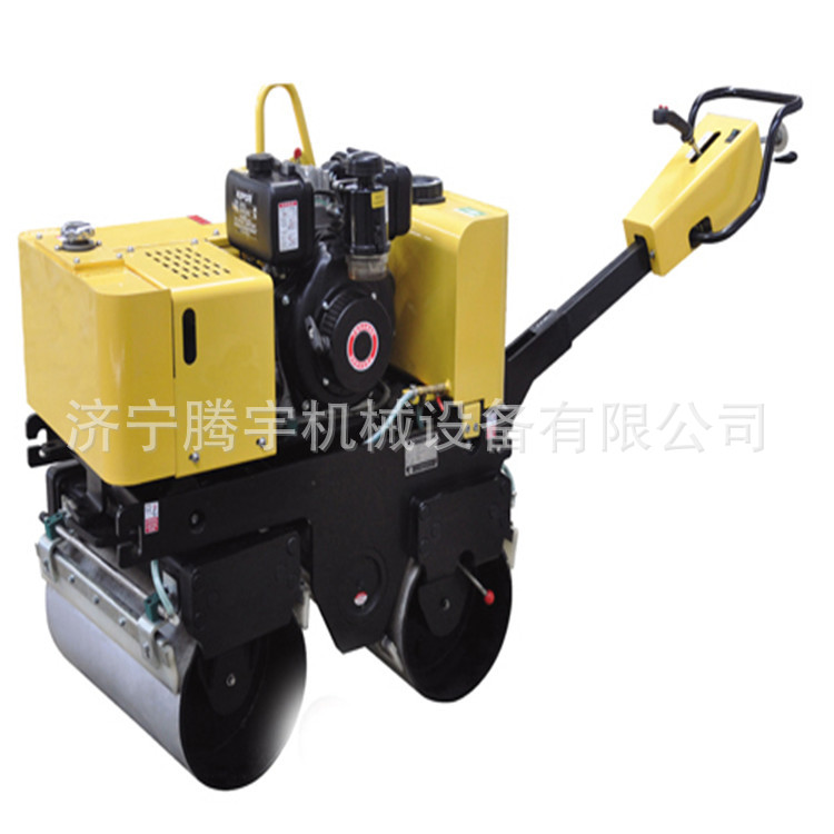 TY-635C液压转向手扶式压路机||全液压压路机双钢轮转向式振动式