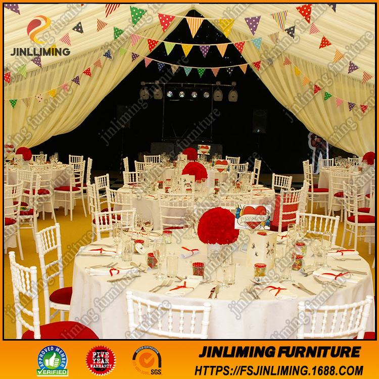 Boda Silla de bambú Boda boda blanco cristal silla acrílico PC Silla de plástico transparente estilo europeo silla desmontable Silla de resina