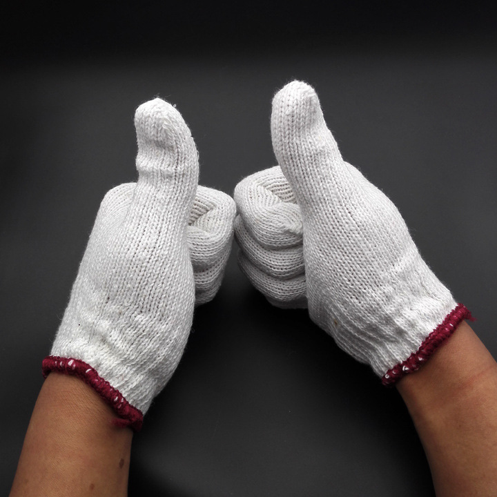 H1641 guantes de protección laboral guantes de hilo de algodón Yiwu grandes almacenes al por mayor tienda de dos yuanes al por mayor distribución de dos yuanes
