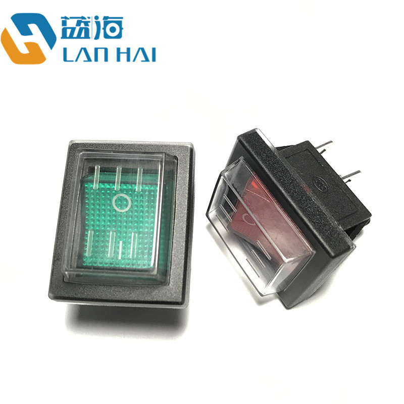 防水船型开关蓝海开关 翘板开关批发