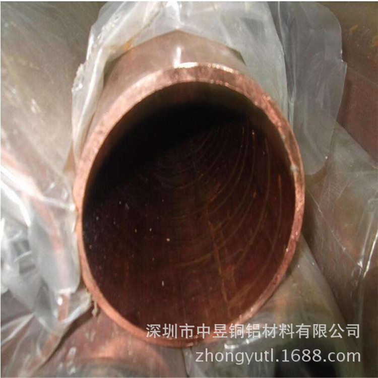 佛山空调铜管直销 TP2高精密高压空调紫铜管 76*2mm大口径紫铜管