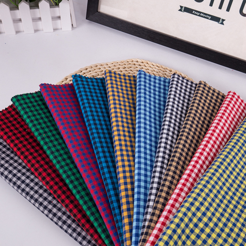 色织棉格子厂家现货供应批发鞋帽箱包工艺品西装格子衬衫服装面料