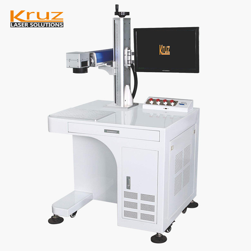 北京金属车牌钥匙扣光纤激光打标机 10w 20w台式激光镭射雕刻机