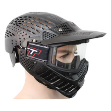 全包款彩弹防护面罩 paintball mask 真人CS野战装备战术训练头盔