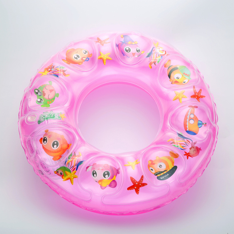 Anillo de natación principiante al por mayor equipo de natación anillo de natación de cristal anillo de natación inflable engrosado de doble capa para niños y adultos