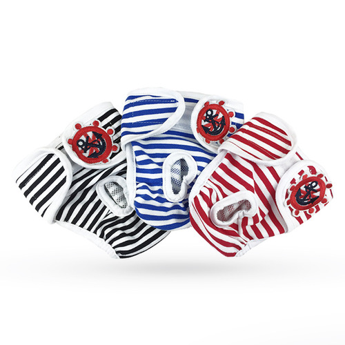 Pet Clothes Menstrual Pants Striped Teddy Menstrual Dog Underwear Dog Clothes Clothing Manufacturer Wholesale Dropshipping Direct Sales