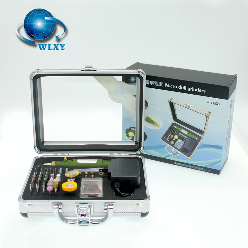 电钻跨境电磨笔套装小型玉石雕刻机可调速电磨微型雕刻机迷你工具