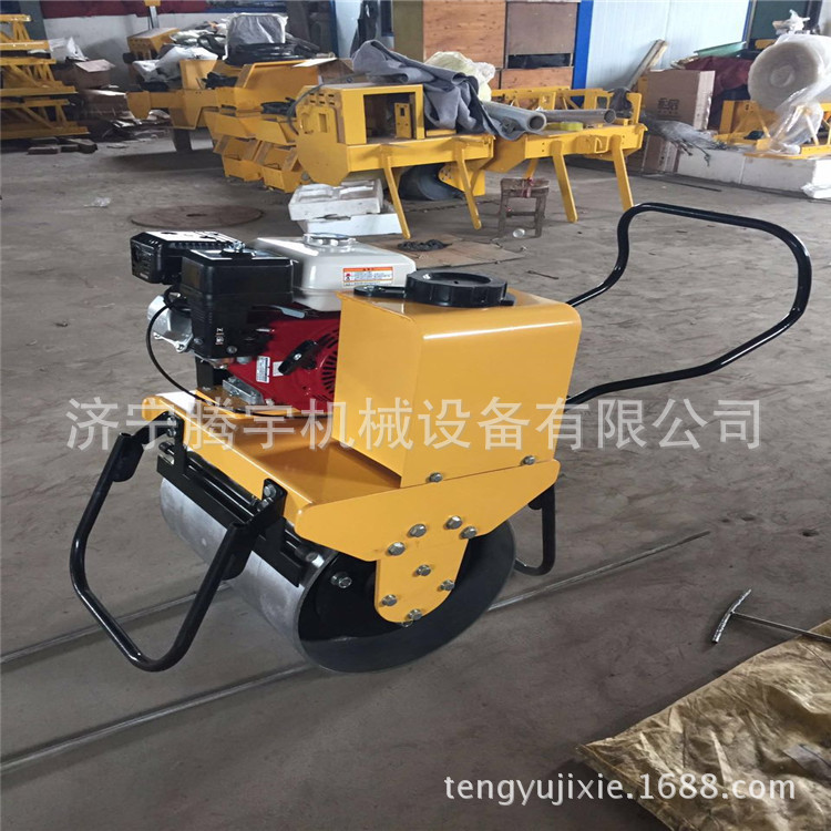 腾宇TY-18C单轮柴油压路机 小型柴油压实机厂家 混凝土压道机现货