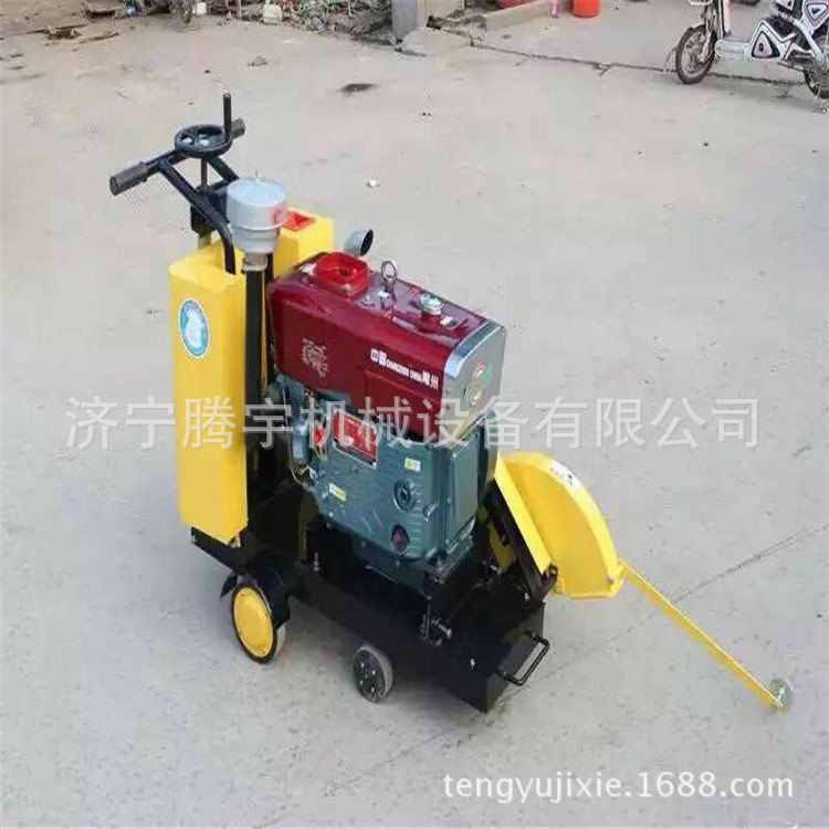 手推式路面汽油切割机多少钱台500型混凝土路面切割机400型切缝机