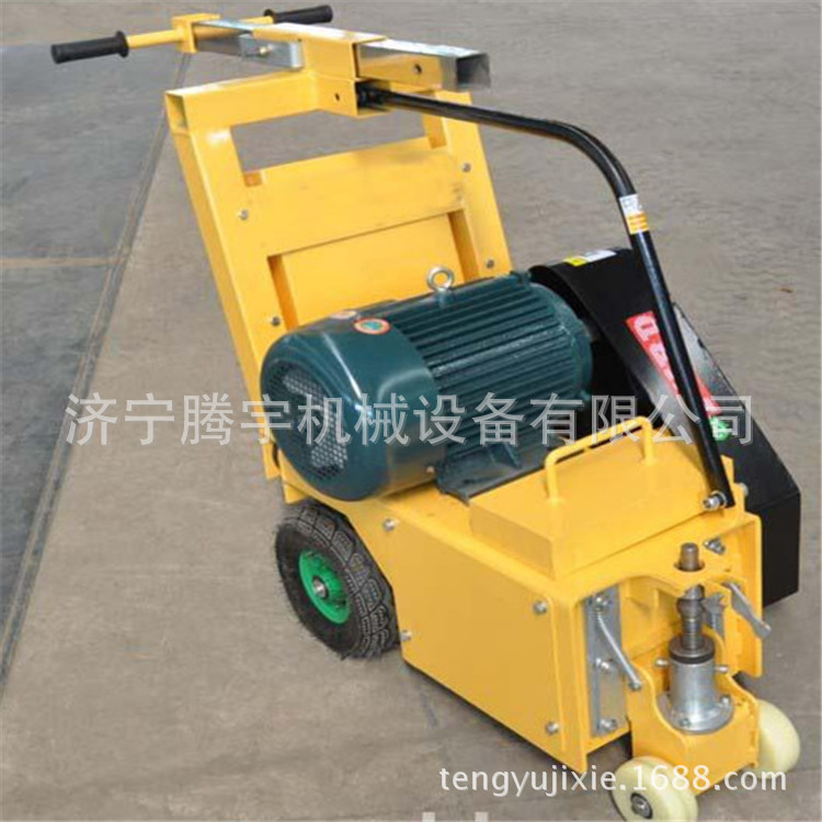 混凝土路面汽油铣刨机250型手推式电动铣刨机沥青拉毛机多少钱台
