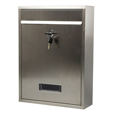 厂家供应201304不锈钢信箱家用室外带锁欧式信报箱壁挂式信箱批发