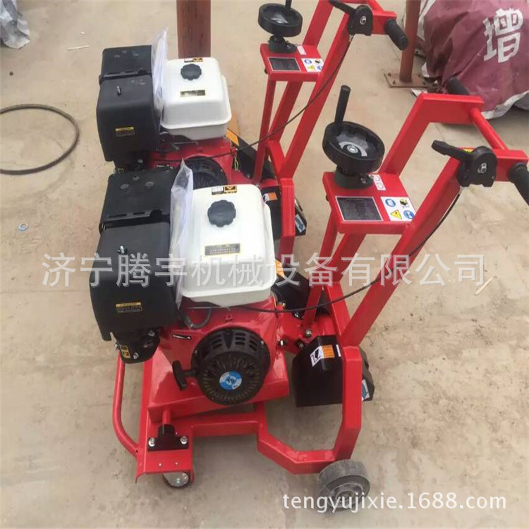 沥青路面开槽机补缝机厂家图手推式汽油开槽机路面开缝机现货供应