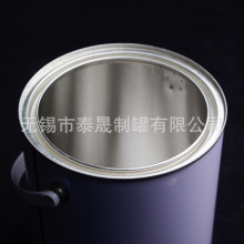 江苏5L涂白大口圆桶批发金属包装油漆桶化工胶水金属铁皮桶批发