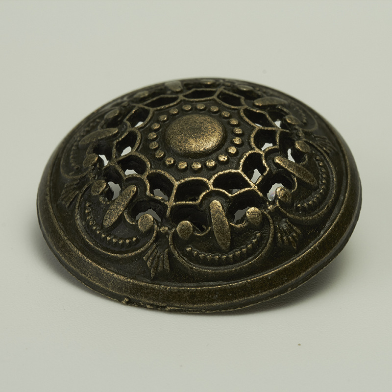服装复古大衣纽扣金属扣子 古银西服扣子男女小西装浮雕钮扣
