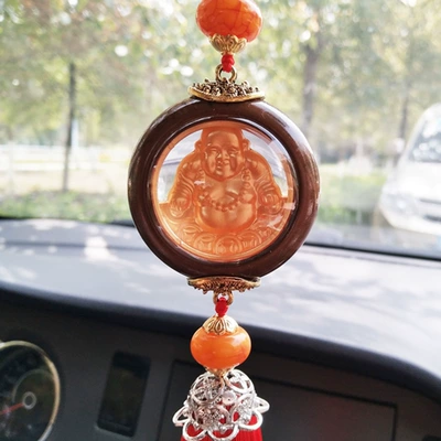 peach wood car pendant | Car hanging