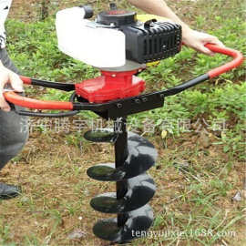 现货速发手提式挖坑机小型挖坑机价格园林钻坑机地钻机图片植树机