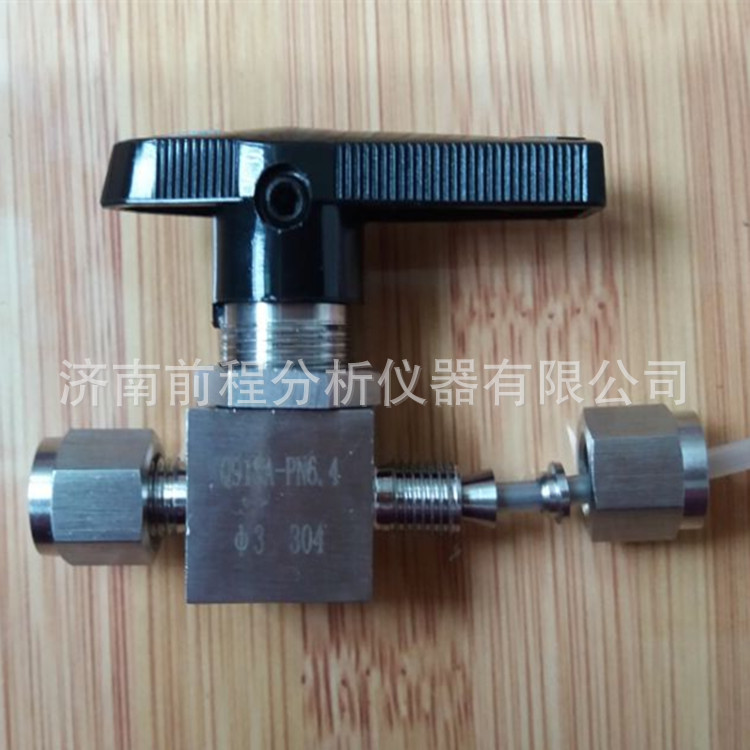 304不锈钢直通卡套阀门 切换阀 二通球阀 气路截止阀 色谱开关阀