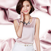 Summer fashionable solid top sleevless, vest, Korean style, European style