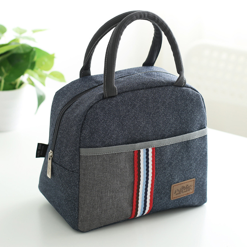 New portable lunch bag thickened Oxford cloth insulation bag children's lunch bag manufacturers small batch