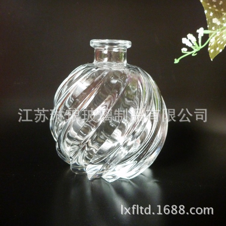 新款250毫升高档玻璃香薰瓶 家居玻璃无火香薰瓶玻璃香水瓶玻璃瓶
