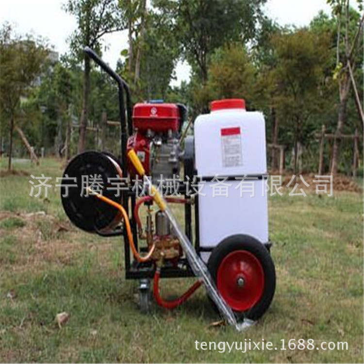 电动喷雾器手推四轮担架式喷雾机高压机动打药机汽油动力喷雾器